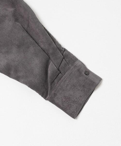 ITEMS URBANRESEARCH（アイテムズ アーバンリサーチ）の「ライトコーデュロイスキッパーワンピース（ワンピース・レディース・チャコールグレー/ブラウン/バーガンディー・FREE）」の7枚目の写真