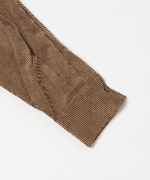 ITEMS URBANRESEARCH（アイテムズ アーバンリサーチ）の「ライトコーデュロイスキッパーワンピース（ワンピース・レディース・チャコールグレー/ブラウン/バーガンディー・FREE）」の15枚目の写真