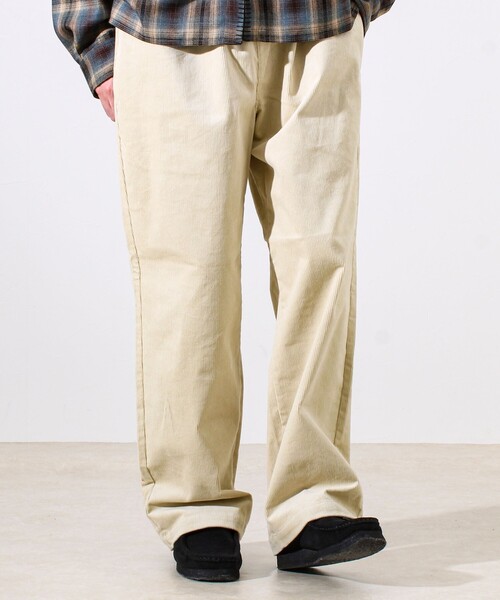 GLOSTER（グロスター）の「【人気シリーズ/UNISEX/4サイズ/7色展開】GOODNESS コールパンツ（その他パンツ・メンズ・ブルー/ホワイト系その他/ブラック/オリーブ/ネイビー/キナリ/チャコールグレー・S/M/L/XL）」の3枚目の写真