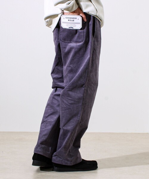 GLOSTER（グロスター）の「【人気シリーズ/UNISEX/4サイズ/7色展開】GOODNESS コールパンツ（その他パンツ・メンズ・ブルー/ホワイト系その他/ブラック/オリーブ/ネイビー/キナリ/チャコールグレー・S/M/L/XL）」の19枚目の写真