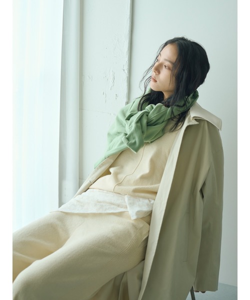 Ungrid（アングリッド）の「2wayステンカラーコート（ステンカラーコート・レディース・ベージュ/アイボリー・SMALL/MEDIUM）」の4枚目の写真