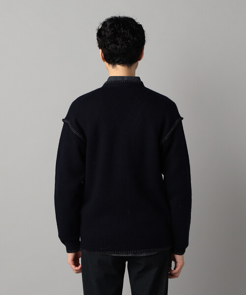 COMME CA MEN(コムサメン)の「ブランケットステッチ カーディガン(カーディガン/ボレロ・メンズ・ネイビー/ブラック・L/M)」の15枚目の写真