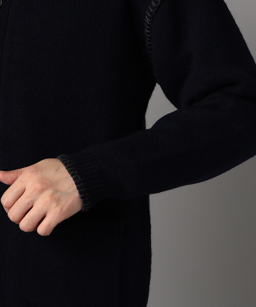 COMME CA MEN(コムサメン)の「ブランケットステッチ カーディガン(カーディガン/ボレロ・メンズ・ネイビー/ブラック・L/M)」の17枚目の写真