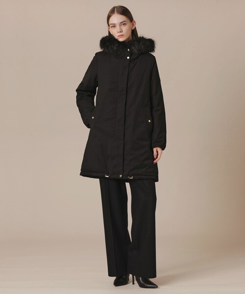 MACKINTOSH LONDON（マッキントッシュ ロンドン）の「【WEB・一部店舗限定】ポリエステルオックスフォードフーデットダウンコート（ダウンジャケット/コート・レディース・グリーン系その他6/ブラック・38/40）」の16枚目の写真