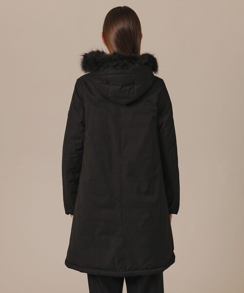 【美品】黒 Macintosh London コート ダウンライナー付き BLACK OF BLACKs】タスランタイプライターダウンコート(コート