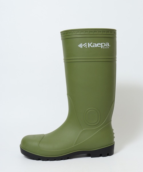 Kaepa(ケイパ)の「KaepaセーフティーTPEブーツ(レインシューズ・メンズ・ブラック/グリーン・L/M/LL/3L)」の6枚目の写真