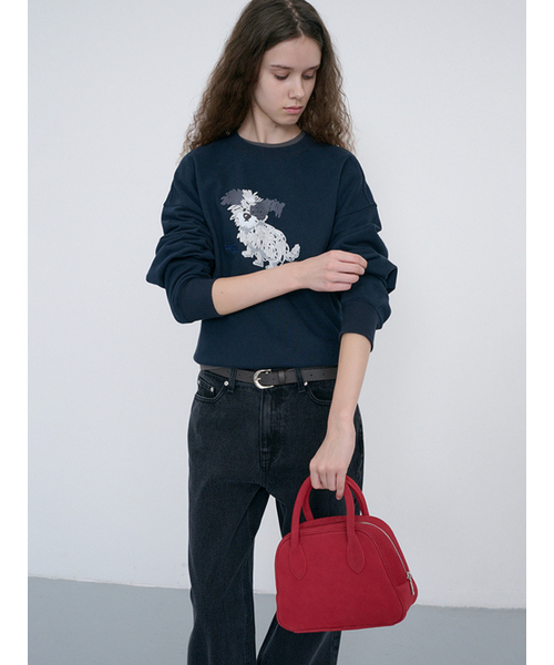 DUNST（ダンスト）の「SUEDE BOSTON TOTE BAG_UDBA6F202_RED（トートバッグ・レディース・レッド・FREE）」の2枚目の写真
