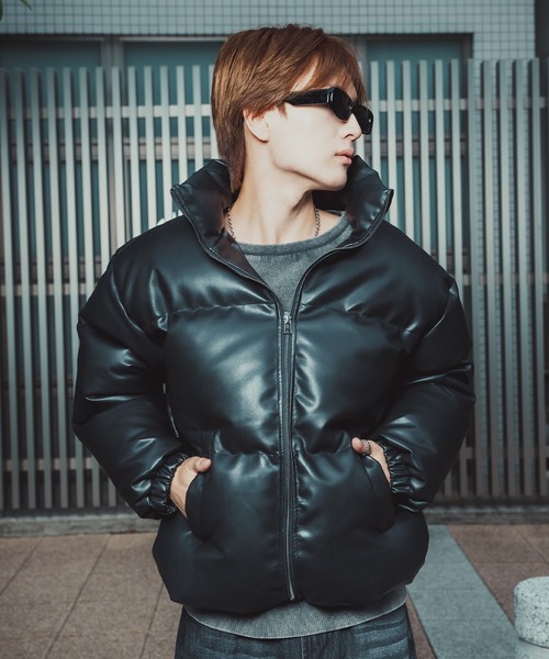 improves（インプローブス）の「PU パデッドジャケット（ダウンジャケット/コート・メンズ・ブラック・SMALL/MEDIUM/LARGE/X-LARGE）」の3枚目の写真