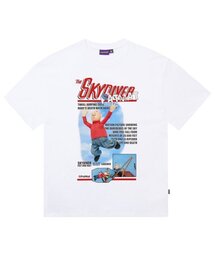 LAUGHER（ラファー）の「[PAT&MAT] スカイダイビングTシャツ - ホワイト（Tシャツ/カットソー）」
