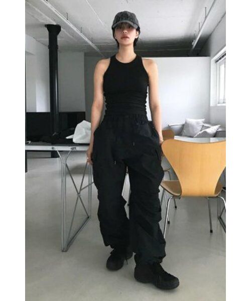 NOT4NERD(ノットフォーナード)の「Parachute Nylon Cargo Pants - Black(スウェットパンツ・レディース・その他・LARGE/MEDIUM/X-LARGE/SMALL)」の7枚目の写真