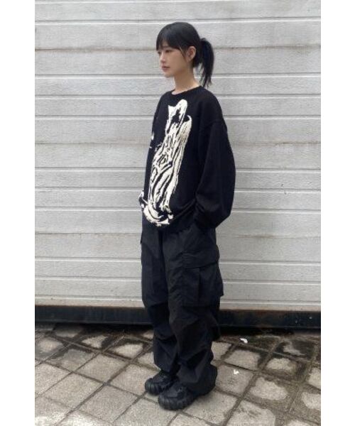NOT4NERD(ノットフォーナード)の「Parachute Nylon Cargo Pants - Black(スウェットパンツ・レディース・その他・LARGE/MEDIUM/X-LARGE/SMALL)」の9枚目の写真