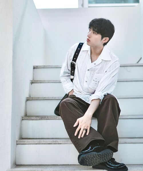 HAH ARCHIVE（ハーアーカイブ）の「[Ham Junsoo Collaboration] HH Belted Bag 2-Way (Brown)（ショルダーバッグ・メンズ・その他・FREE）」の14枚目の写真