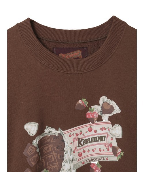 スウィートメモリーズプリントトレーナー（スウェット）｜KARL HELMUT