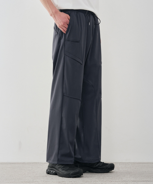 DRAW FIT（ドローフィット）の「[ファッションプラネットXドローフィット] クーリングリラックスドストリングパンツ [D.GREY]（スウェットパンツ・メンズ・その他・X-LARGE/LARGE/MEDIUM）」の2枚目の写真