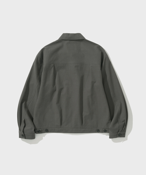 SHIRTER(シャーター)の「ソフトリネン トラッカージャケット(グレー)(その他アウター・メンズ・その他・SMALL/MEDIUM/LARGE)」の2枚目の写真