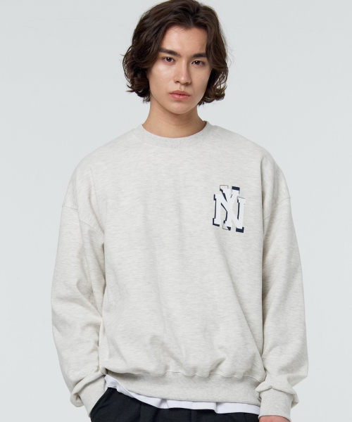 PAPERBOY（ペーパーボーイ）の「NYシンプルロゴスウェットシャツ-オートミール（スウェット・レディース・その他・SMALL/MEDIUM/LARGE/X-LARGE）」の5枚目の写真