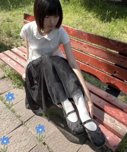 CESTI(セスティ)の「ソフトチェックメリージェーンフラット(ブラック)(バレエシューズ・レディース・ブラック・23cm/23.5cm/24cm/24.5cm/25cm/22.5cm)」の12枚目の写真