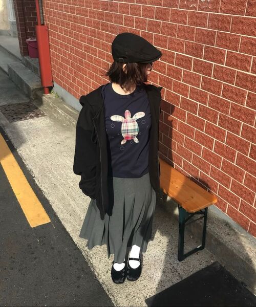 CESTI(セスティ)の「ソフトチェックメリージェーンフラット(ブラック)(バレエシューズ・レディース・ブラック・23cm/23.5cm/24cm/24.5cm/25cm/22.5cm)」の15枚目の写真