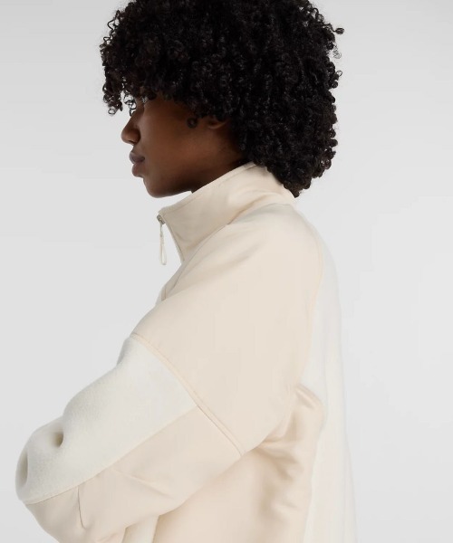 NEW BALANCE（ニューバランス）の「New Balance High Pile Fleece Jacket（ニューバランス ハイパイルフリースジャケット）（ブルゾン・メンズ・ベージュ系・SMALL/MEDIUM/LARGE）」の5枚目の写真