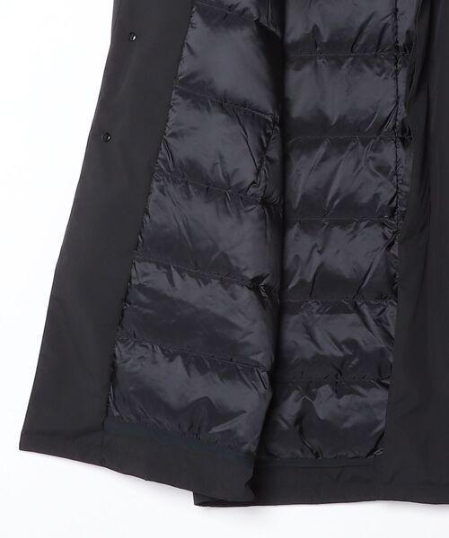 HERNO(ヘルノ)の「HERNO 2 LAYER PROMETEO BALMACAAN DOWN COAT ヘルノ 2レイヤー プロメテオ ステンカラー ダウンコート(ダウンジャケット/コート・メンズ・ブラック・50/46)」の18枚目の写真