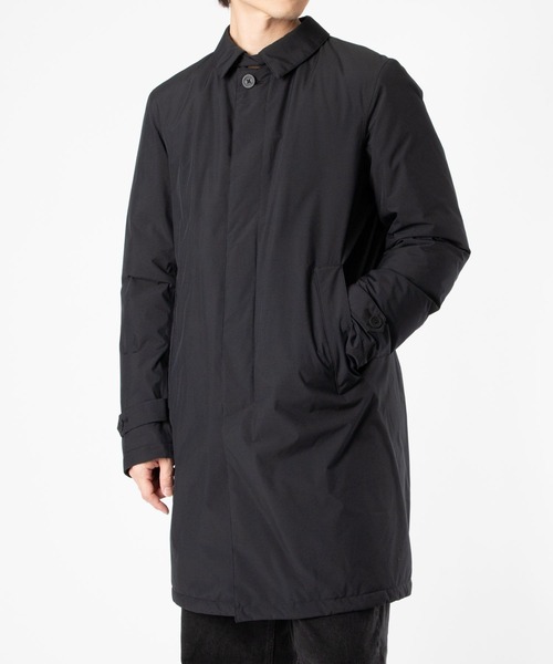 HERNO(ヘルノ)の「HERNO 2 LAYER PROMETEO BALMACAAN DOWN COAT ヘルノ 2レイヤー プロメテオ ステンカラー ダウンコート(ダウンジャケット/コート・メンズ・ブラック・50/46)」の4枚目の写真