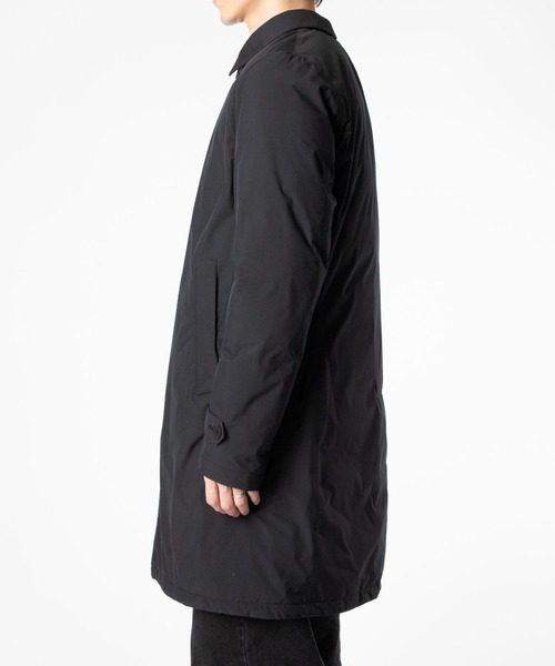 HERNO(ヘルノ)の「HERNO 2 LAYER PROMETEO BALMACAAN DOWN COAT ヘルノ 2レイヤー プロメテオ ステンカラー ダウンコート(ダウンジャケット/コート・メンズ・ブラック・50/46)」の5枚目の写真