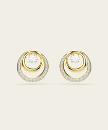 公式】【スワロフスキー】Idyllia ドロップピアス, ミックスカット