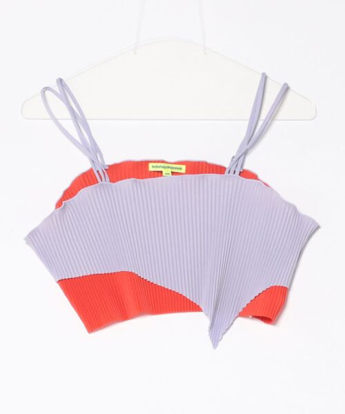 kotohayokozawa(コトハヨコザワ)の「kotohayokozawa 3LOOPS CAMI TDX5A-CMI(Tシャツ/カットソー・レディース・ライトグリーン/ブラウン/パープル・FREE)」の3枚目の写真