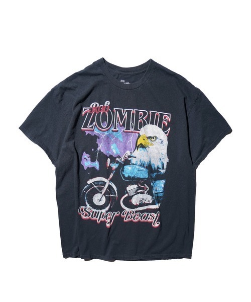 THRIFTY LOOK(スリフティールック)の「THRIFTY LOOK スリフティルック / THRIFTY"ROB ZOMBIE"TEE(Tシャツ/カットソー・メンズ・ブラック・LARGE)」の1枚目の写真