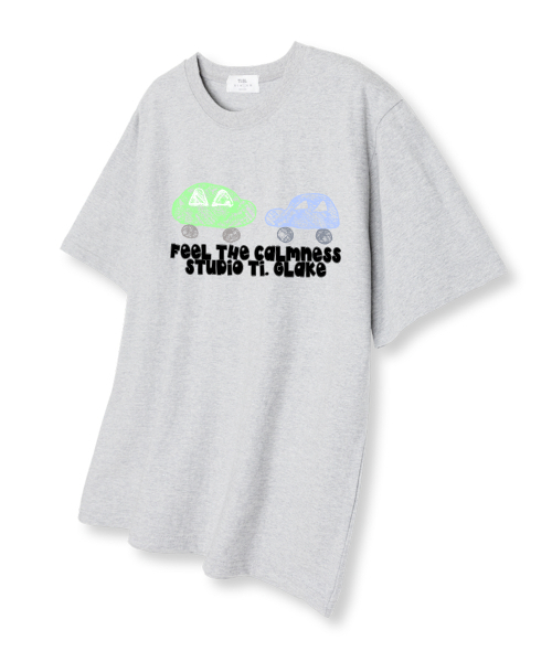 TI.GLAKE(ティーグレイク)の「トゥカスケッチ 半袖Tシャツ ライトグレー(Tシャツ/カットソー・レディース・その他・LARGE/X-LARGE/XX-LARGE)」の1枚目の写真