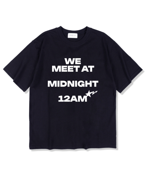 MIDNIGHT12AM(ミッドナイト12エーエム)の「WMM12 半袖Tシャツ ネイビー(Tシャツ/カットソー・メンズ・その他・LARGE/X-LARGE/XX-LARGE)」の1枚目の写真