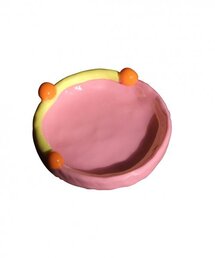 NFF（エヌエフエフ）の「link mini plate - pink（インテリア雑貨）」