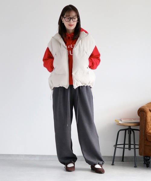 cepo(セポ)の「〈2way〉スーチングイージータックスラックス(スラックス・レディース・チャコール/ブラック・S/M)」の15枚目の写真