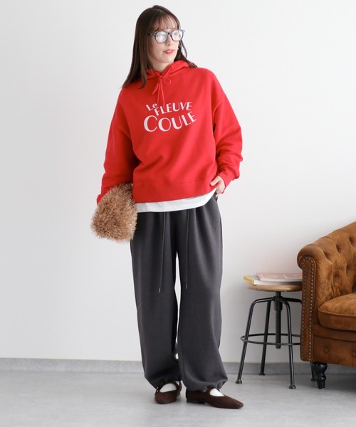 cepo(セポ)の「〈2way〉スーチングイージータックスラックス(スラックス・レディース・チャコール/ブラック・S/M)」の10枚目の写真