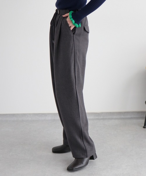 cepo(セポ)の「〈2way〉スーチングイージータックスラックス(スラックス・レディース・チャコール/ブラック・S/M)」の17枚目の写真