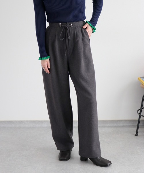 cepo(セポ)の「〈2way〉スーチングイージータックスラックス(スラックス・レディース・チャコール/ブラック・S/M)」の16枚目の写真