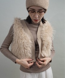 lodie（ロディ）の「ファーショートベスト（ベスト）」