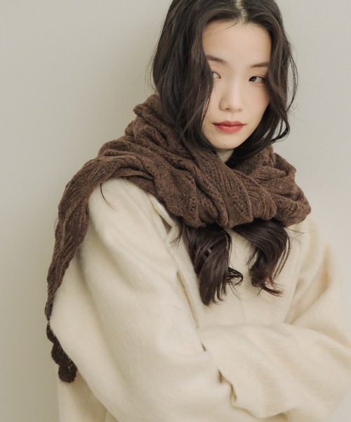 レースニットストールマフラー（ストール/ショール）｜NEUNA（ヌナ）の