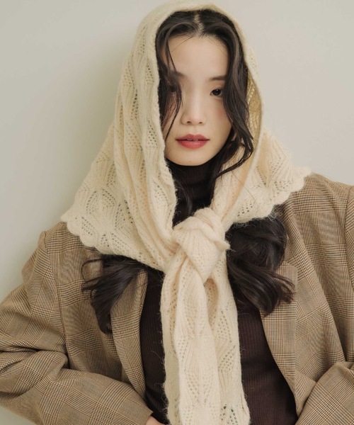 レースニットストールマフラー（ストール/ショール）｜NEUNA（ヌナ）の