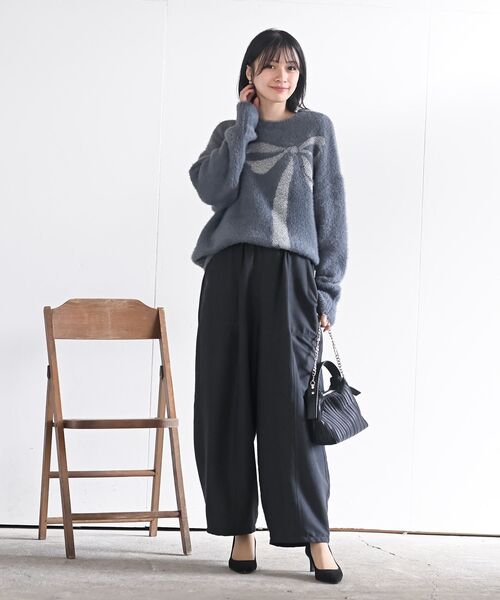 rps（アールピーエス）の「ピーチ起毛コクーンパンツ（その他パンツ・レディース・モカ/チャコールグレー/ブラック・フリー）」の4枚目の写真