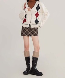 Y2K チェックスカート 台形ミニスカート