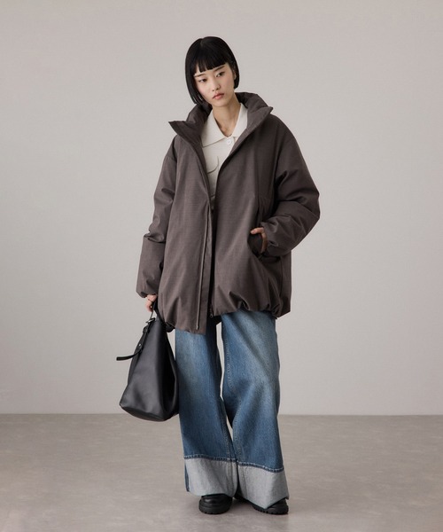 ADAM ET ROPE'(アダムエロペ)の「ターンナップアジャストデニム(デニムパンツ・レディース・ブルー/ベージュ・36/38)」の7枚目の写真