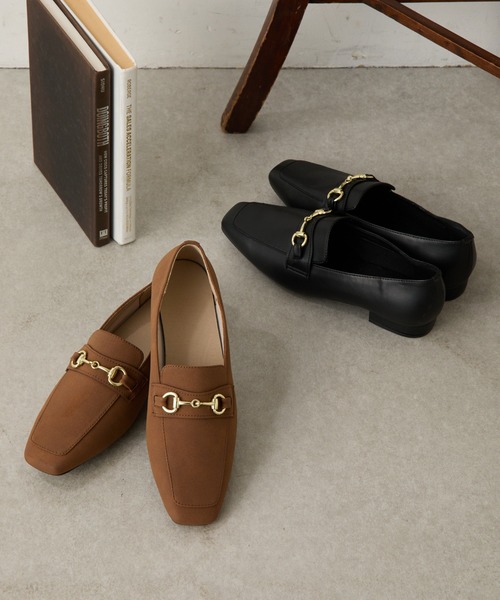 COLONY 2139（コロニートゥーワンスリーナイン）の「【抗菌・防臭】ビットフェイクレザーローファー（ローファー・レディース・ブラウン/ブラック・MEDIUM/LARGE）」の3枚目の写真