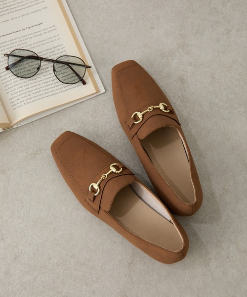 COLONY 2139（コロニートゥーワンスリーナイン）の「【抗菌・防臭】ビットフェイクレザーローファー（ローファー・レディース・ブラウン/ブラック・MEDIUM/LARGE）」の16枚目の写真