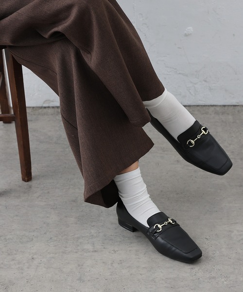 COLONY 2139（コロニートゥーワンスリーナイン）の「【抗菌・防臭】ビットフェイクレザーローファー（ローファー・レディース・ブラウン/ブラック・MEDIUM/LARGE）」の8枚目の写真