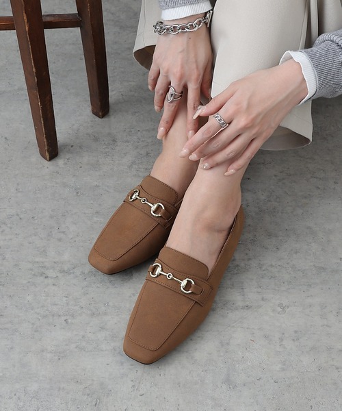 COLONY 2139（コロニートゥーワンスリーナイン）の「【抗菌・防臭】ビットフェイクレザーローファー（ローファー・レディース・ブラウン/ブラック・MEDIUM/LARGE）」の19枚目の写真