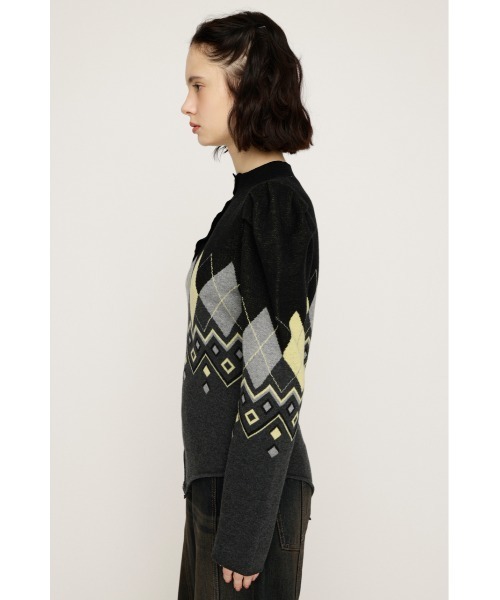 SLY（スライ）の「FRONT BUTTON BODY SUIT フロントボタン ボディスーツ 春服（ニット/セーター・レディース・ブラック系その他2/ネイビー系・FREE）」の7枚目の写真