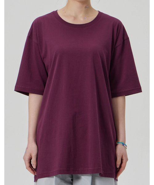 MAKEITTO（メイキット）の「[BASIC] CREW NECK TEE_WINE（Tシャツ/カットソー・メンズ・その他・MEDIUM/LARGE/X-LARGE/XX-LARGE）」の4枚目の写真