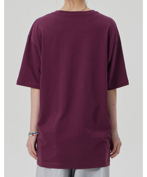 MAKEITTO（メイキット）の「[BASIC] CREW NECK TEE_WINE（Tシャツ/カットソー・メンズ・その他・MEDIUM/LARGE/X-LARGE/XX-LARGE）」の5枚目の写真