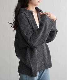 杢ニットポロニット